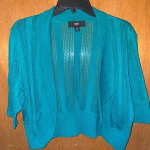 Teal Bolero Jacket